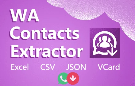 WhatsApp Contacts Extractor